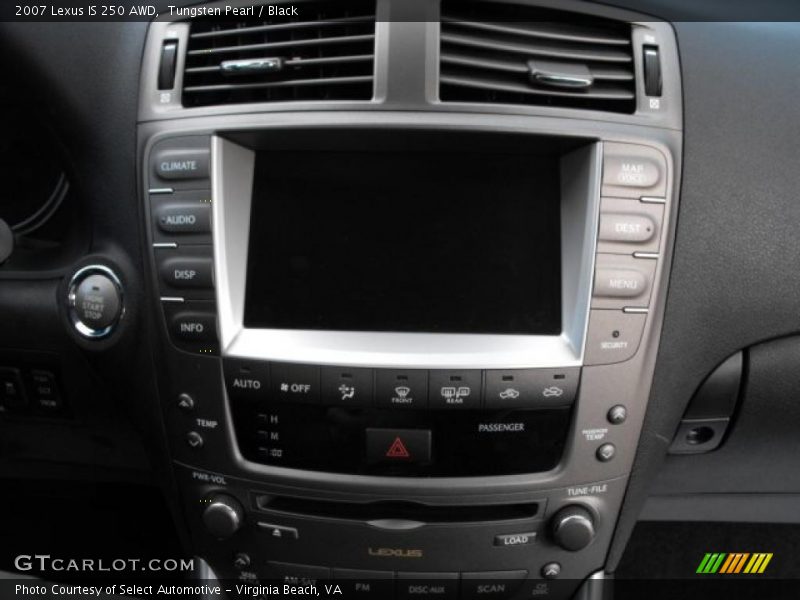 Tungsten Pearl / Black 2007 Lexus IS 250 AWD