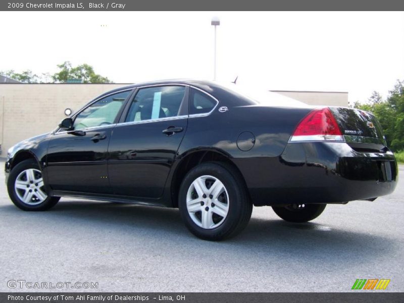 Black / Gray 2009 Chevrolet Impala LS