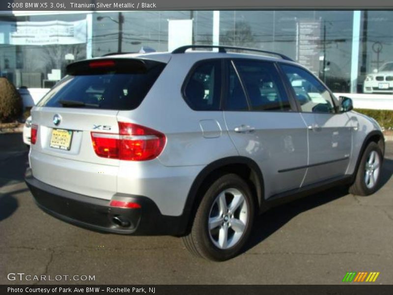 Titanium Silver Metallic / Black 2008 BMW X5 3.0si