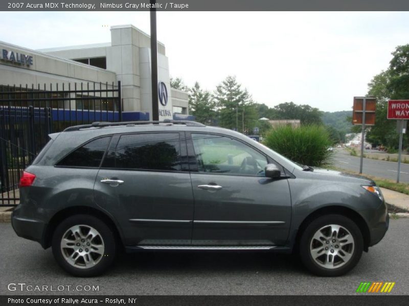 Nimbus Gray Metallic / Taupe 2007 Acura MDX Technology