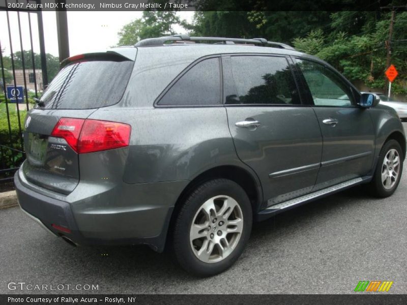 Nimbus Gray Metallic / Taupe 2007 Acura MDX Technology