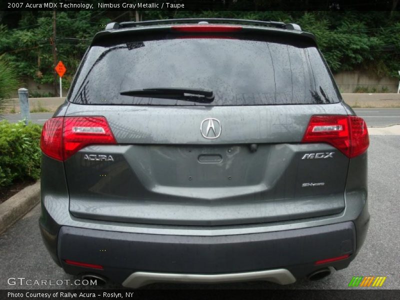 Nimbus Gray Metallic / Taupe 2007 Acura MDX Technology