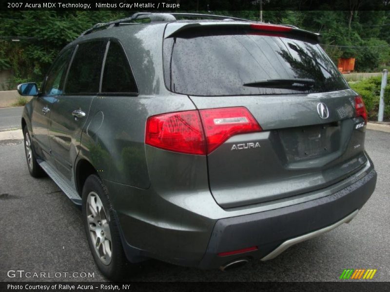 Nimbus Gray Metallic / Taupe 2007 Acura MDX Technology