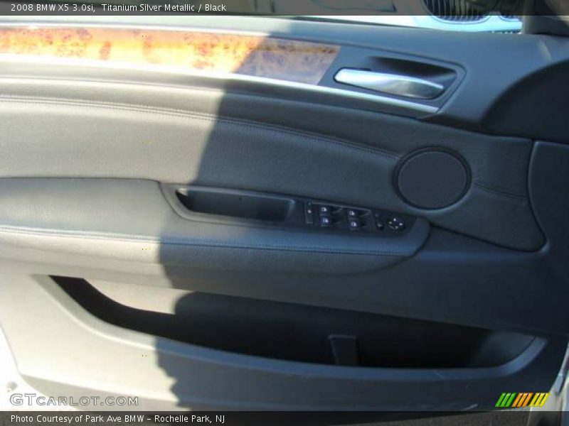 Titanium Silver Metallic / Black 2008 BMW X5 3.0si