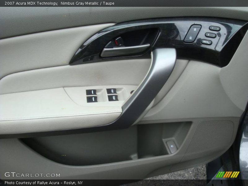 Nimbus Gray Metallic / Taupe 2007 Acura MDX Technology