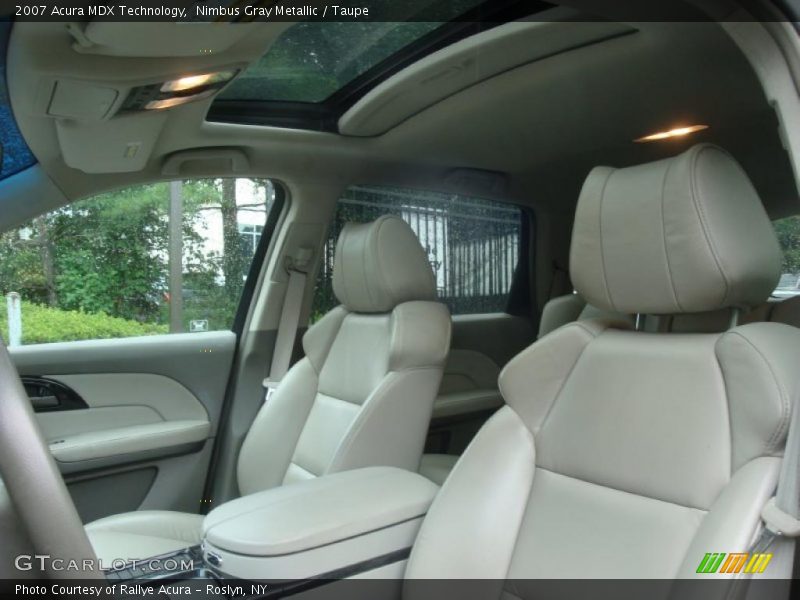 Nimbus Gray Metallic / Taupe 2007 Acura MDX Technology