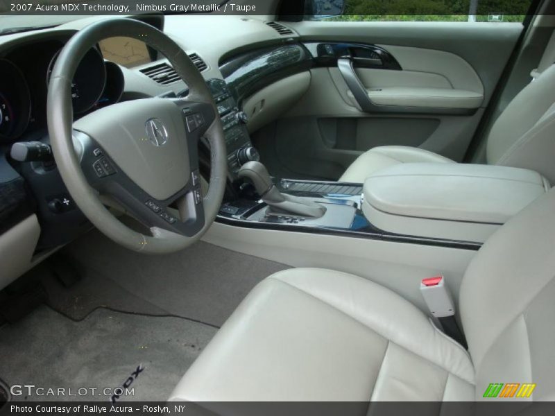 Nimbus Gray Metallic / Taupe 2007 Acura MDX Technology