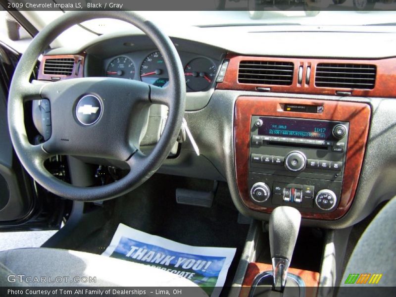 Black / Gray 2009 Chevrolet Impala LS