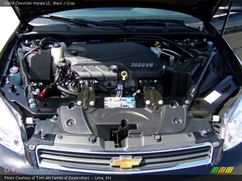 Black / Gray 2009 Chevrolet Impala LS