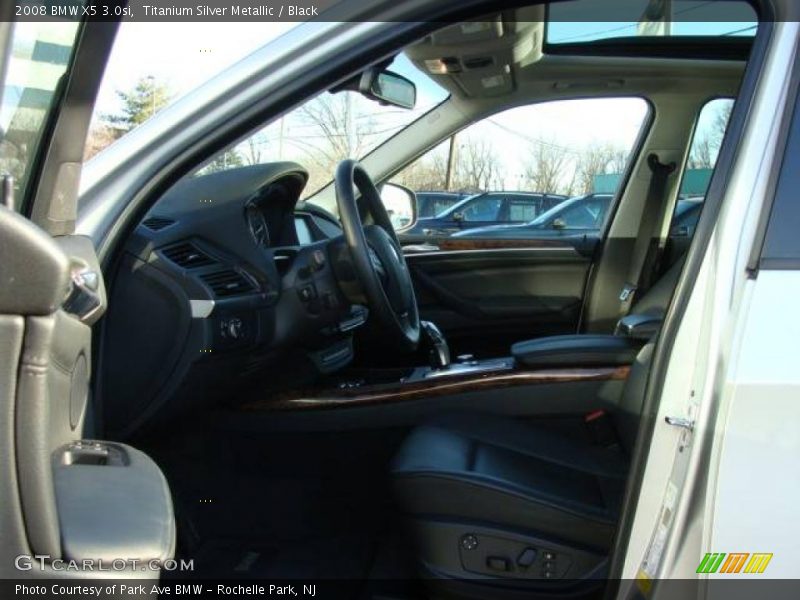 Titanium Silver Metallic / Black 2008 BMW X5 3.0si