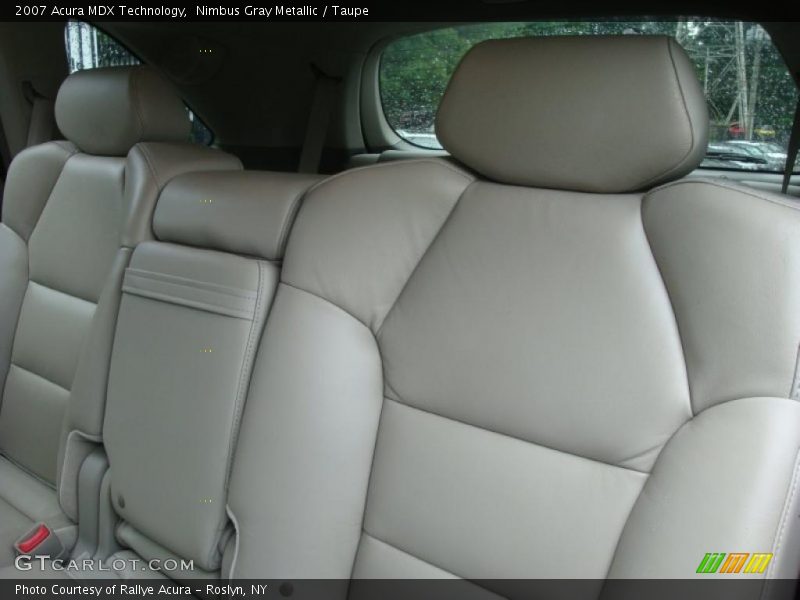 Nimbus Gray Metallic / Taupe 2007 Acura MDX Technology