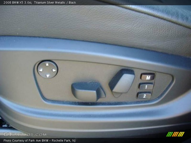 Titanium Silver Metallic / Black 2008 BMW X5 3.0si