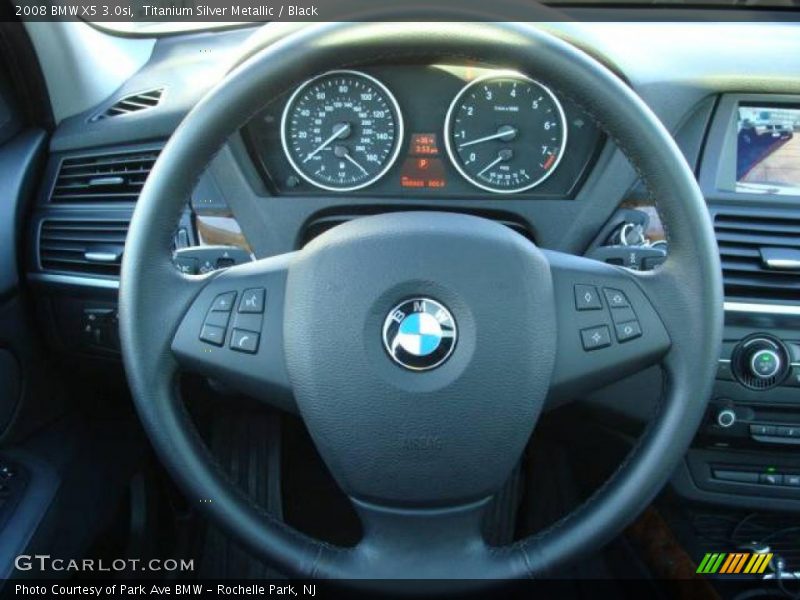 Titanium Silver Metallic / Black 2008 BMW X5 3.0si