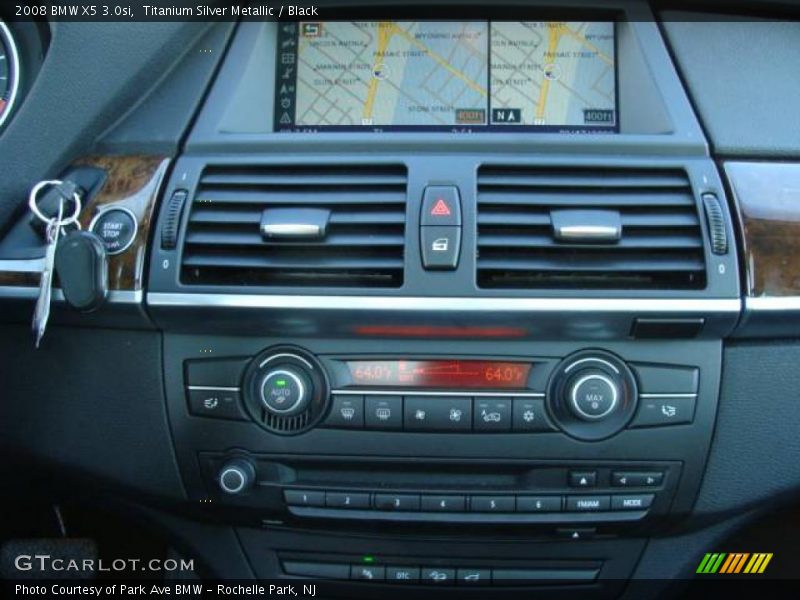 Titanium Silver Metallic / Black 2008 BMW X5 3.0si
