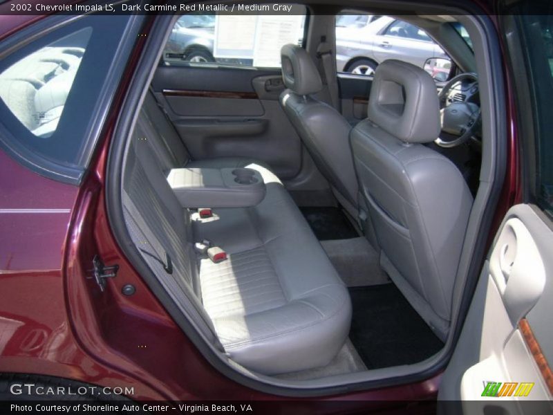 Dark Carmine Red Metallic / Medium Gray 2002 Chevrolet Impala LS