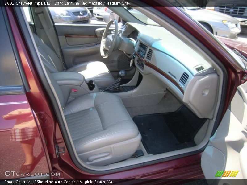 Dark Carmine Red Metallic / Medium Gray 2002 Chevrolet Impala LS
