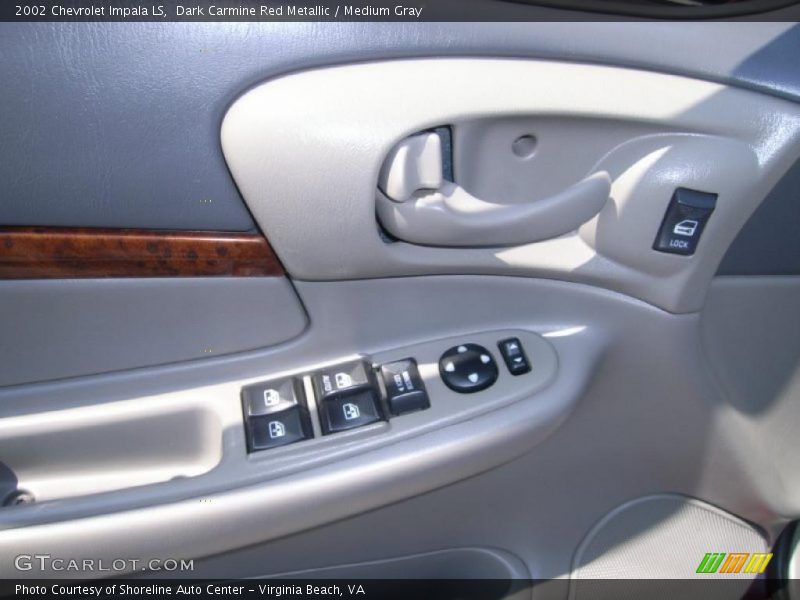 Dark Carmine Red Metallic / Medium Gray 2002 Chevrolet Impala LS