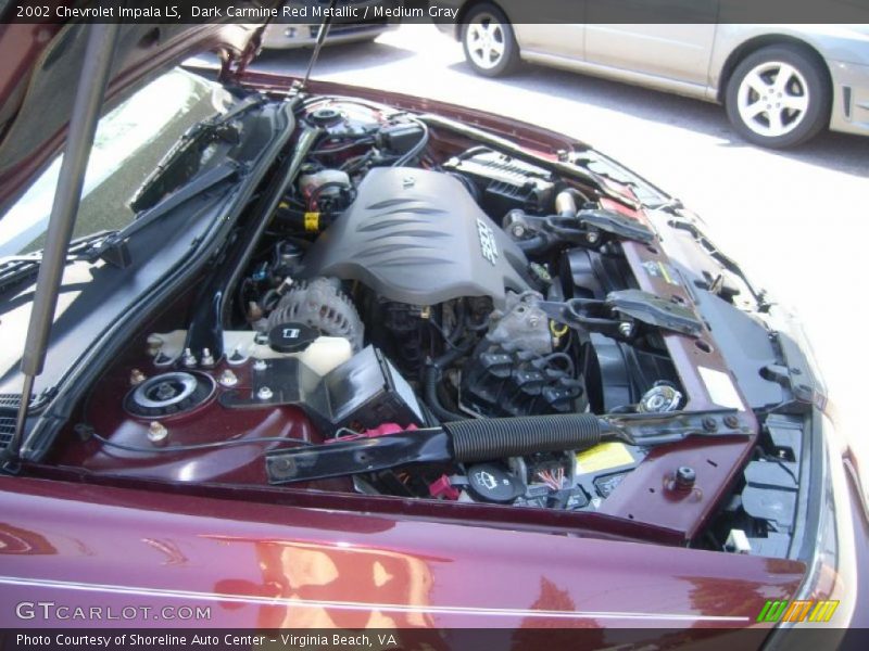 Dark Carmine Red Metallic / Medium Gray 2002 Chevrolet Impala LS
