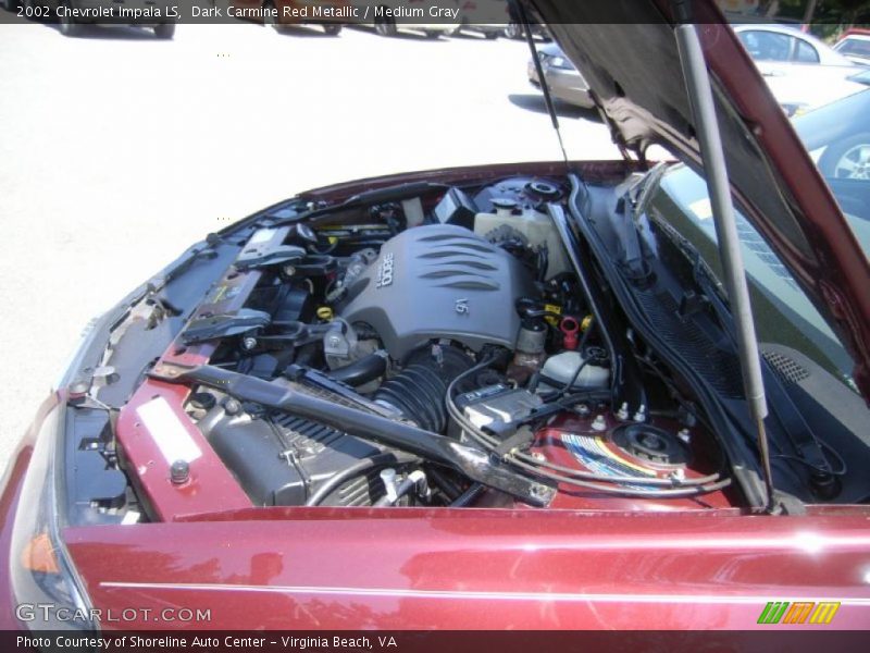 Dark Carmine Red Metallic / Medium Gray 2002 Chevrolet Impala LS