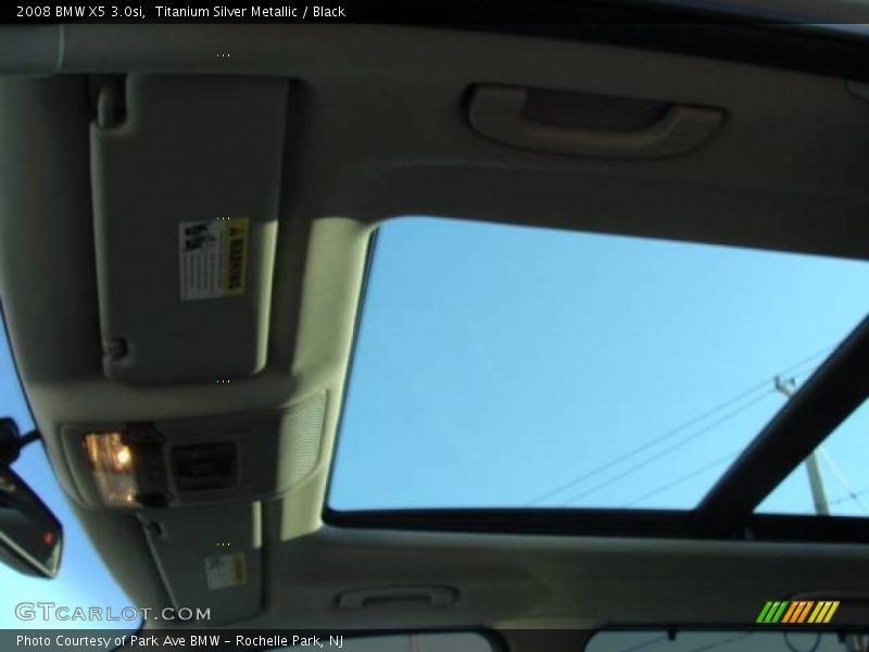 Titanium Silver Metallic / Black 2008 BMW X5 3.0si