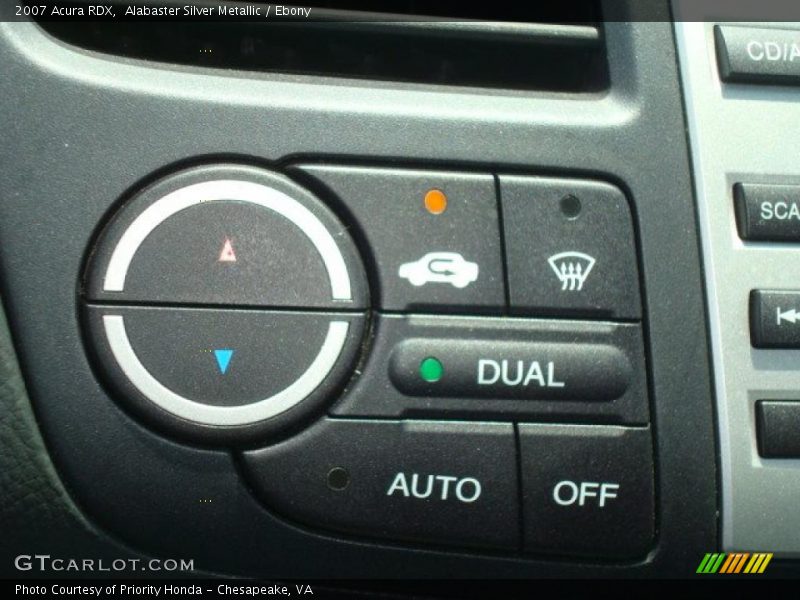 Alabaster Silver Metallic / Ebony 2007 Acura RDX