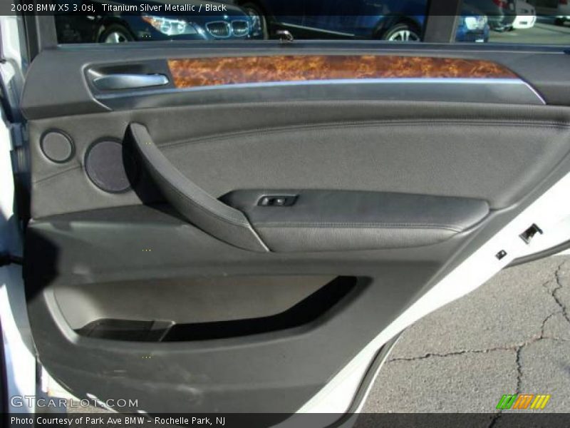 Titanium Silver Metallic / Black 2008 BMW X5 3.0si