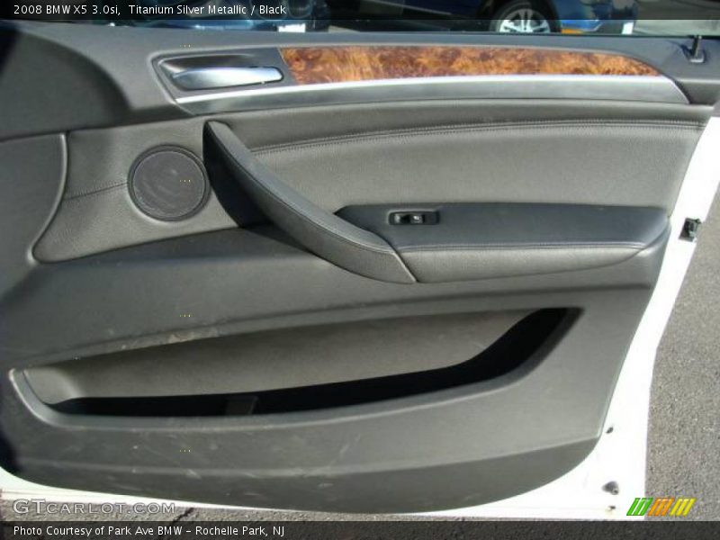 Titanium Silver Metallic / Black 2008 BMW X5 3.0si
