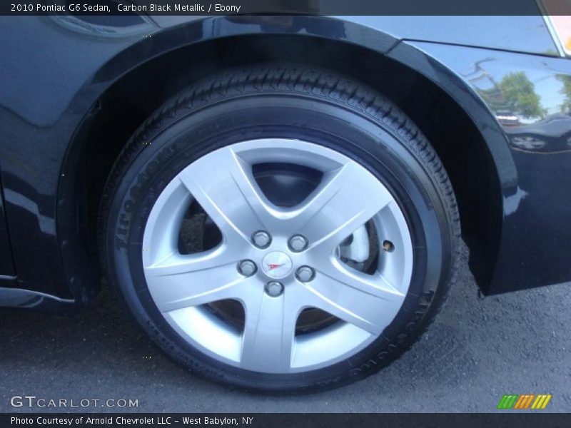 Carbon Black Metallic / Ebony 2010 Pontiac G6 Sedan