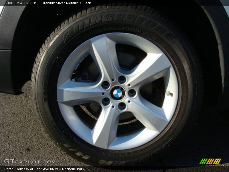 Titanium Silver Metallic / Black 2008 BMW X5 3.0si