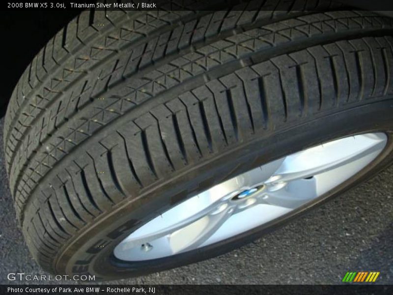 Titanium Silver Metallic / Black 2008 BMW X5 3.0si