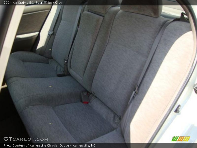 Pearl White / Gray 2004 Kia Optima EX