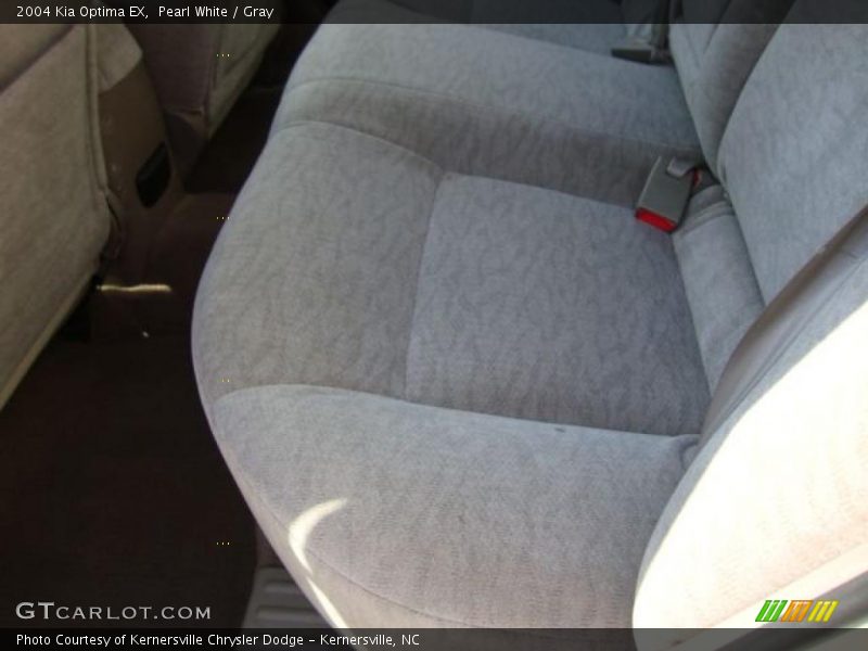 Pearl White / Gray 2004 Kia Optima EX