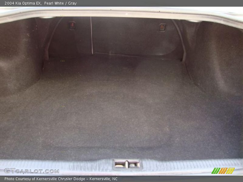 Pearl White / Gray 2004 Kia Optima EX