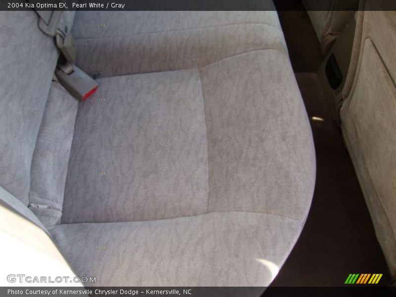 Pearl White / Gray 2004 Kia Optima EX