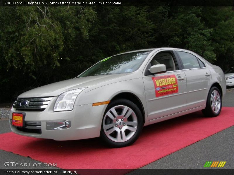 Smokestone Metallic / Medium Light Stone 2008 Ford Fusion SEL V6