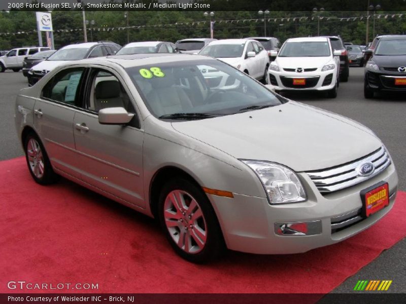 Smokestone Metallic / Medium Light Stone 2008 Ford Fusion SEL V6