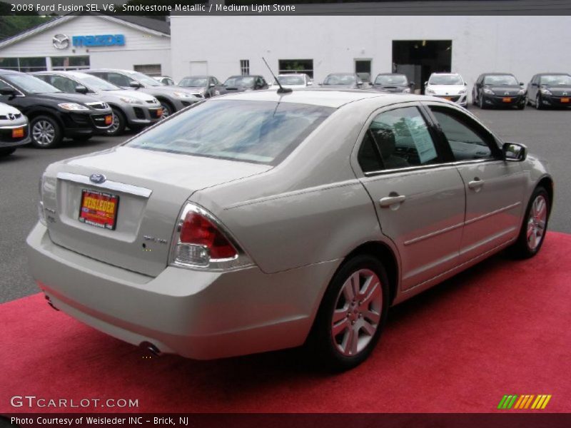 Smokestone Metallic / Medium Light Stone 2008 Ford Fusion SEL V6