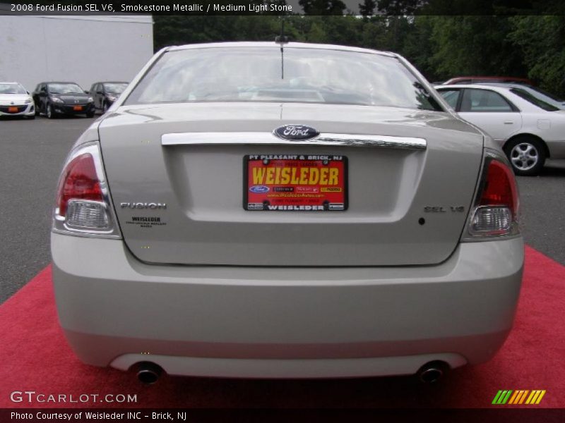 Smokestone Metallic / Medium Light Stone 2008 Ford Fusion SEL V6