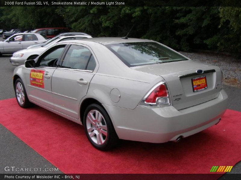 Smokestone Metallic / Medium Light Stone 2008 Ford Fusion SEL V6