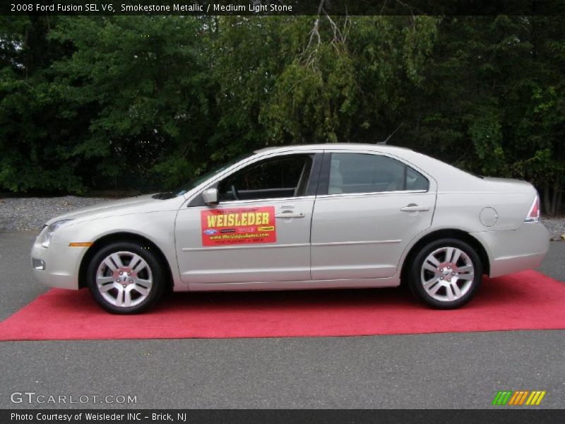 Smokestone Metallic / Medium Light Stone 2008 Ford Fusion SEL V6