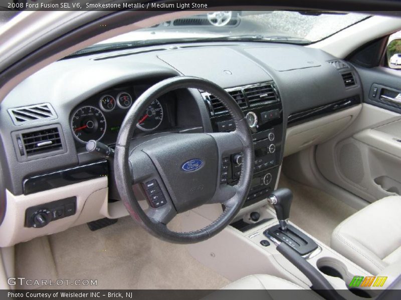 Smokestone Metallic / Medium Light Stone 2008 Ford Fusion SEL V6