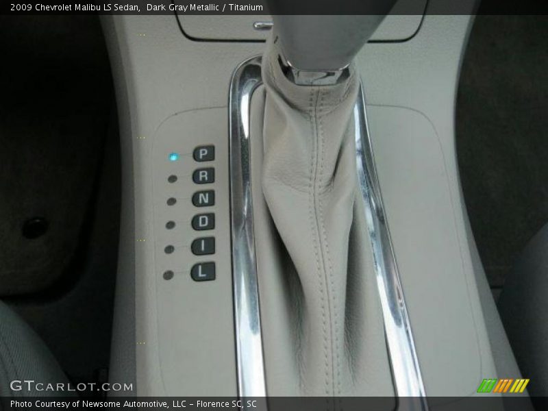 Dark Gray Metallic / Titanium 2009 Chevrolet Malibu LS Sedan