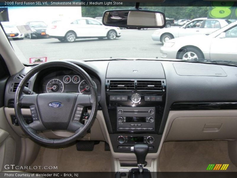 Smokestone Metallic / Medium Light Stone 2008 Ford Fusion SEL V6