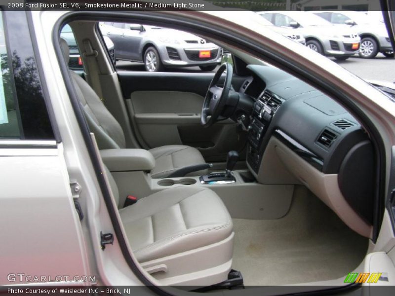 Smokestone Metallic / Medium Light Stone 2008 Ford Fusion SEL V6
