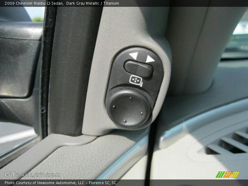 Dark Gray Metallic / Titanium 2009 Chevrolet Malibu LS Sedan