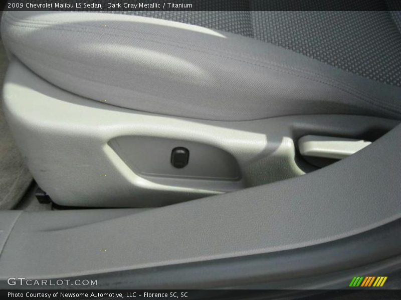 Dark Gray Metallic / Titanium 2009 Chevrolet Malibu LS Sedan