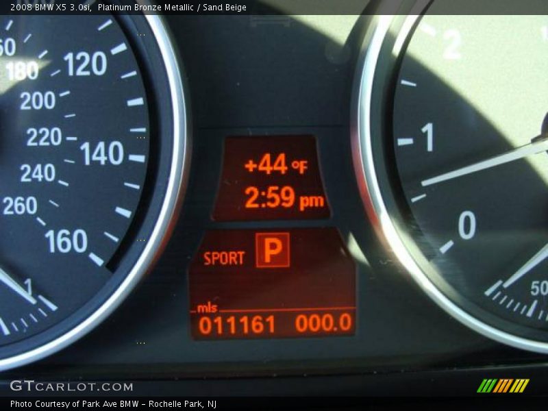 Platinum Bronze Metallic / Sand Beige 2008 BMW X5 3.0si