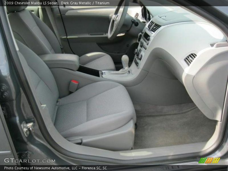 Dark Gray Metallic / Titanium 2009 Chevrolet Malibu LS Sedan