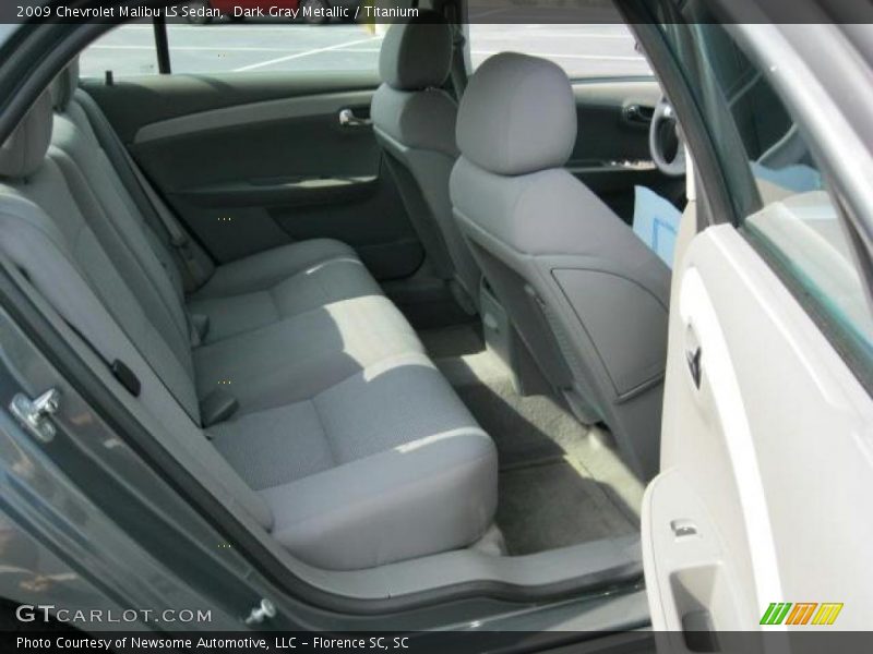 Dark Gray Metallic / Titanium 2009 Chevrolet Malibu LS Sedan