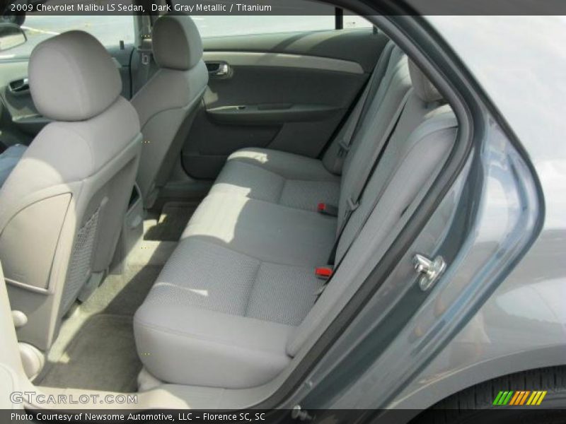 Dark Gray Metallic / Titanium 2009 Chevrolet Malibu LS Sedan